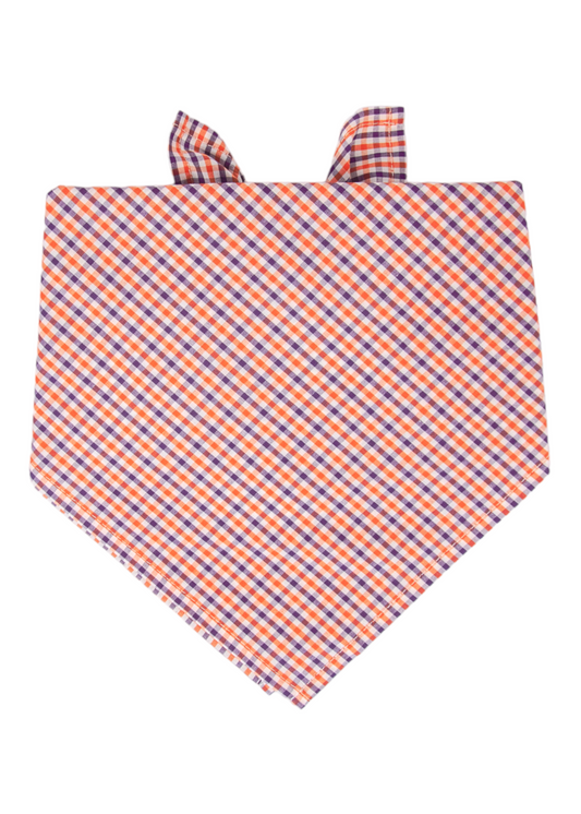 Howard Gingham Dog Bandana - Crew LaLa