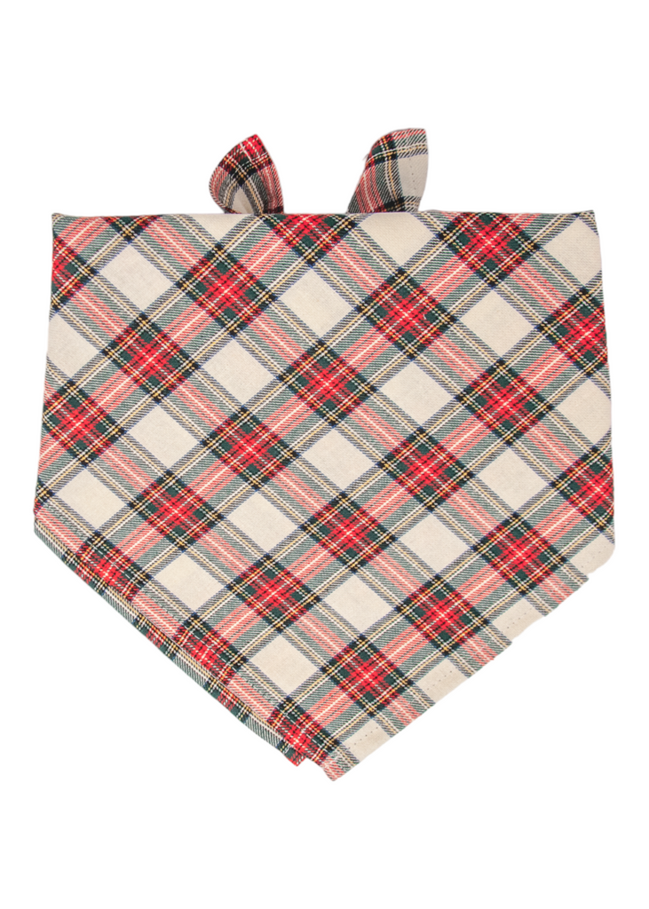 Ellie's Plaid Dog Bandana