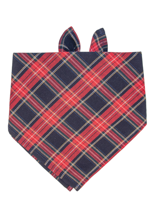 Crew's Plaid Dog Bandana - Crew LaLa