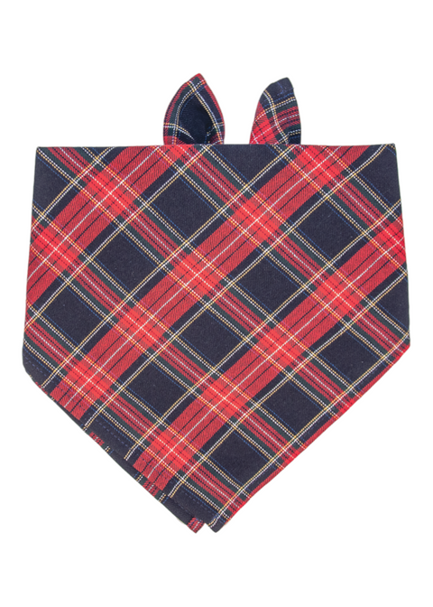Crew's Plaid Dog Bandana
