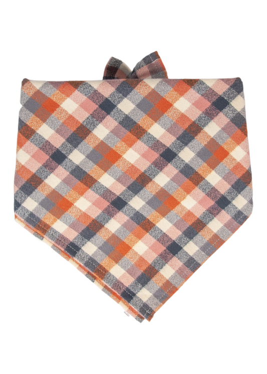 Aspen Flannel Dog Bandana - Crew LaLa