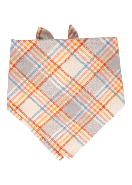 Front Porch Flannel Dog Bandana - Crew LaLa