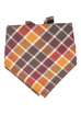 Spiced Cider Flannel Dog Bandana