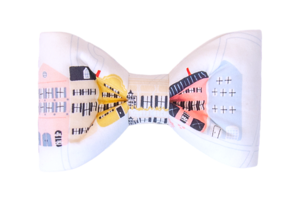 Rainbow Row Bow Tie