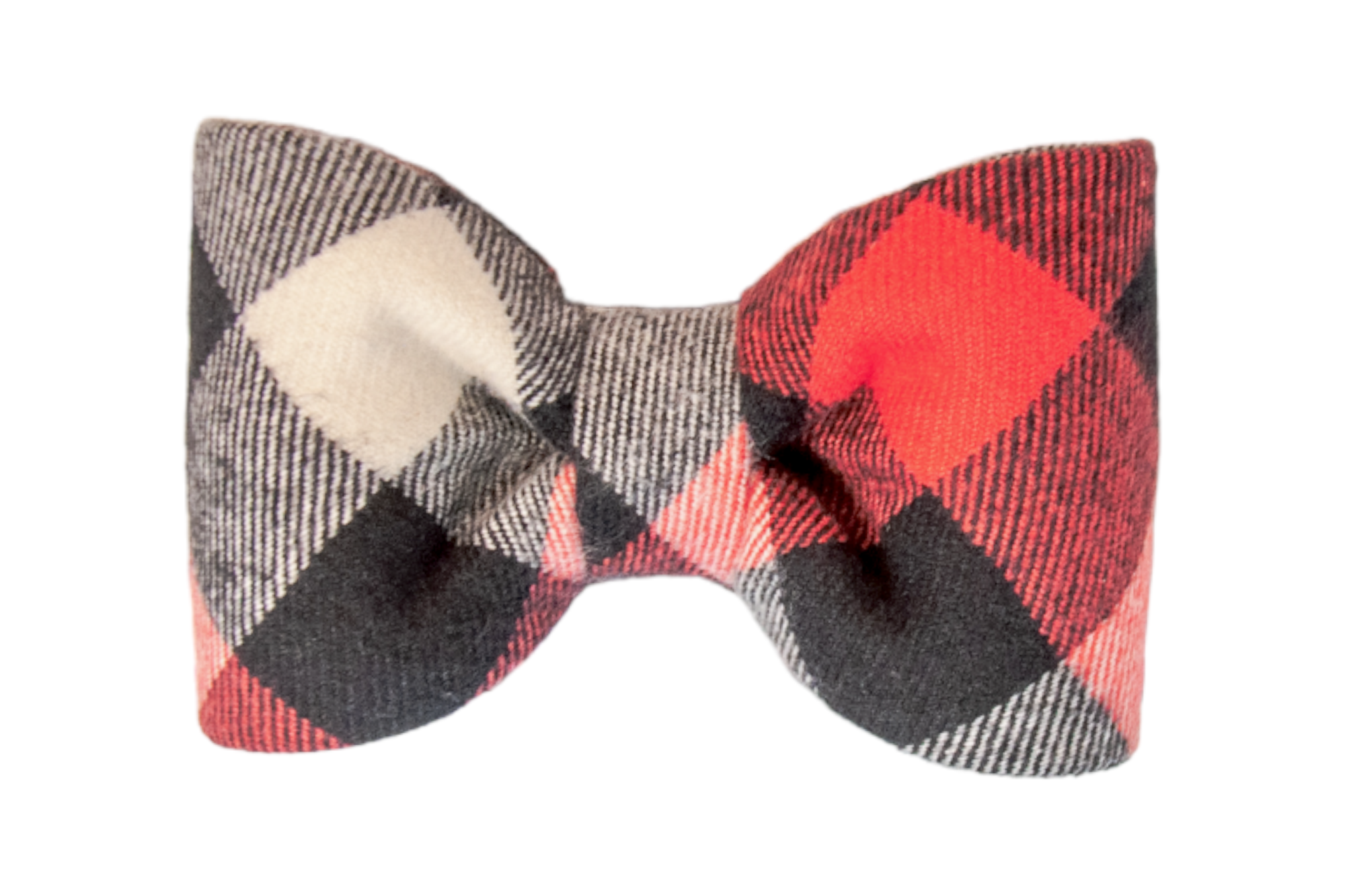 Red White & Black Flannel Bow Tie - Crew LaLa