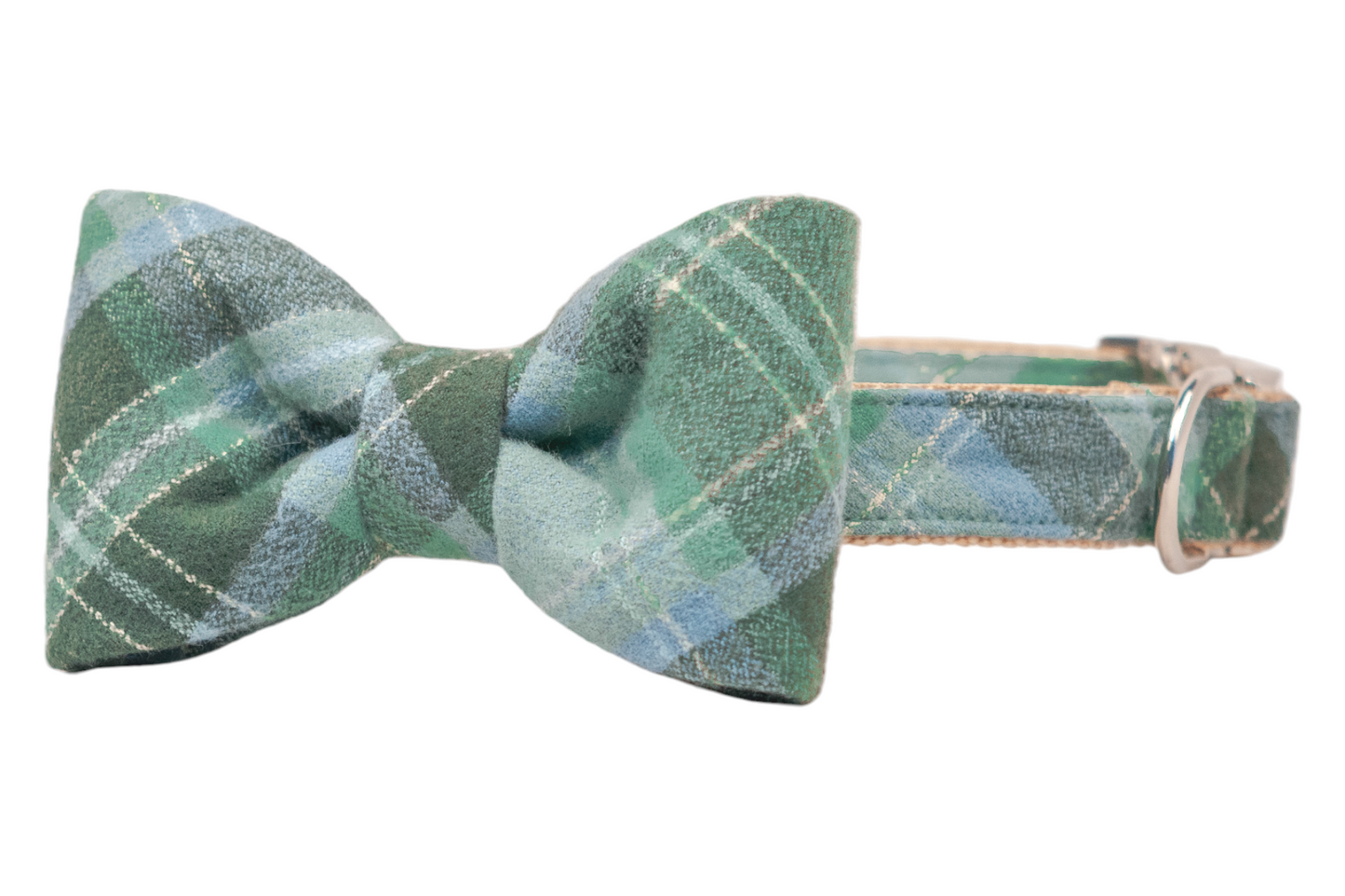 Mount Hood Flannel Bow Tie Dog Collar