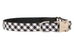 Black Picnic Plaid Belle Bow Dog Collar