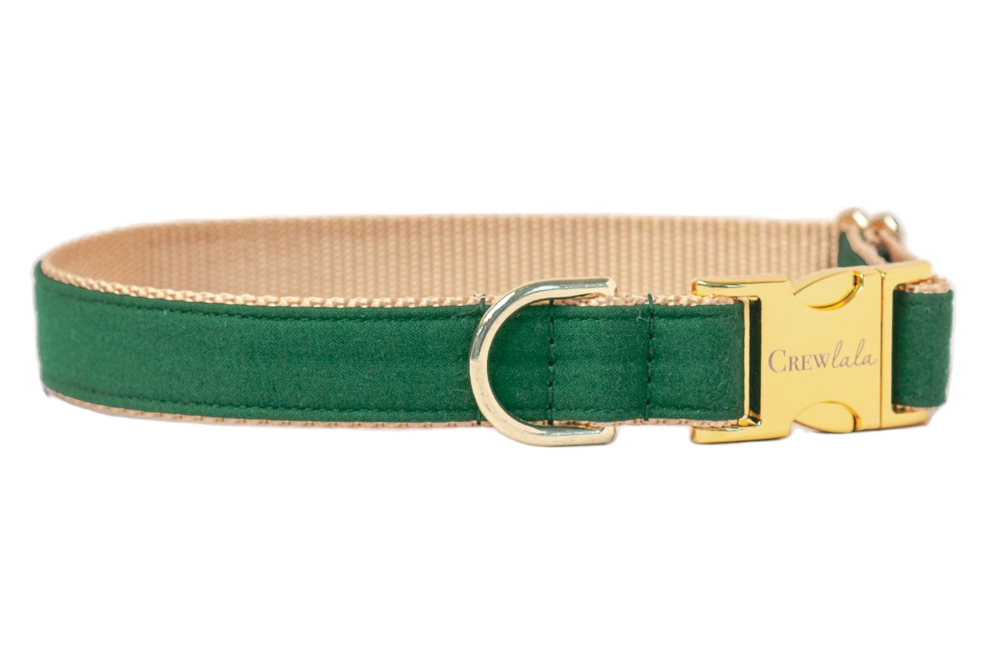 Kelly Green Dog Collar - Crew LaLa