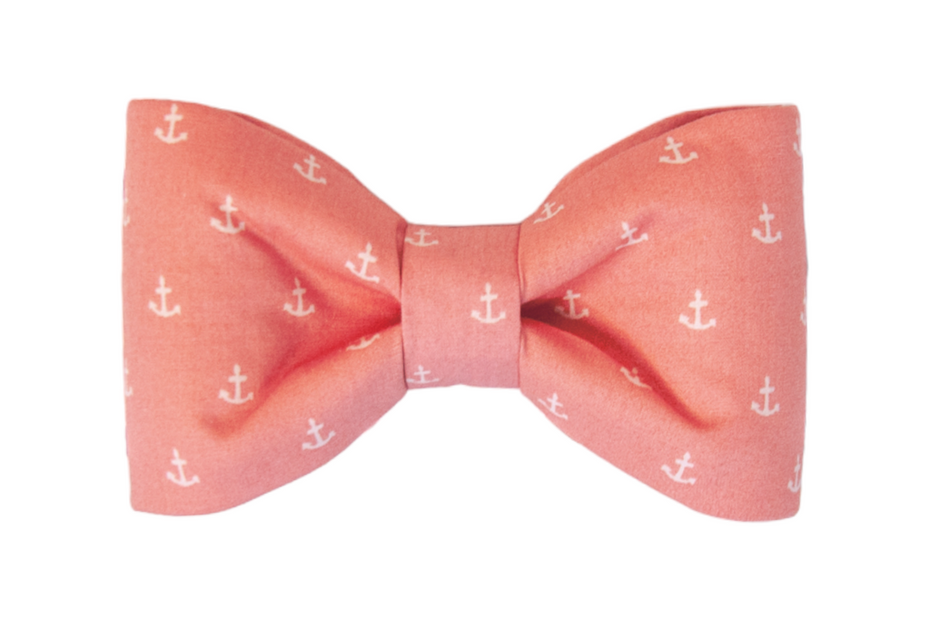 Rose Anchors Bow Tie