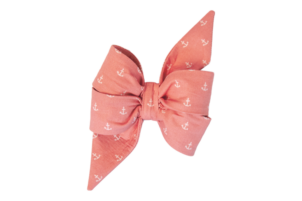 Rose Anchors Belle Bow