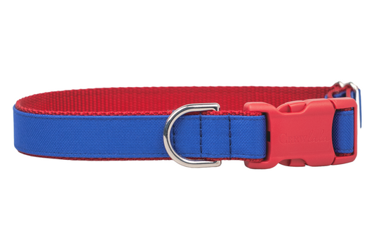 "Ruff-N-Tuff" Royal Blue Dog Collar - Three Styles! - Crew LaLa