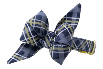 Ralphies Plaid Belle Bow Dog Collar - Crew LaLa