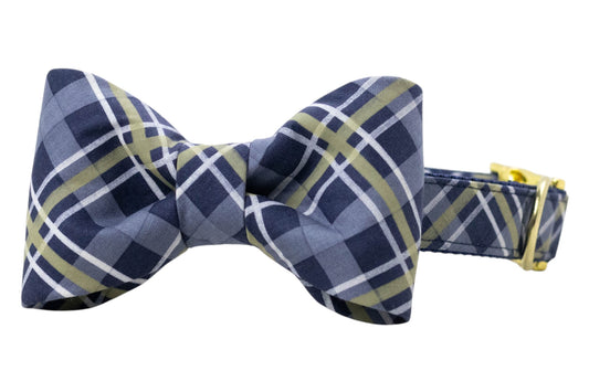 Ralphies Plaid Bow Tie Dog Collar - Crew LaLa