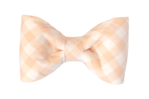 Sandy Check Bow Tie