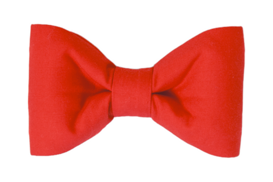 Scarlet Red Bow Tie