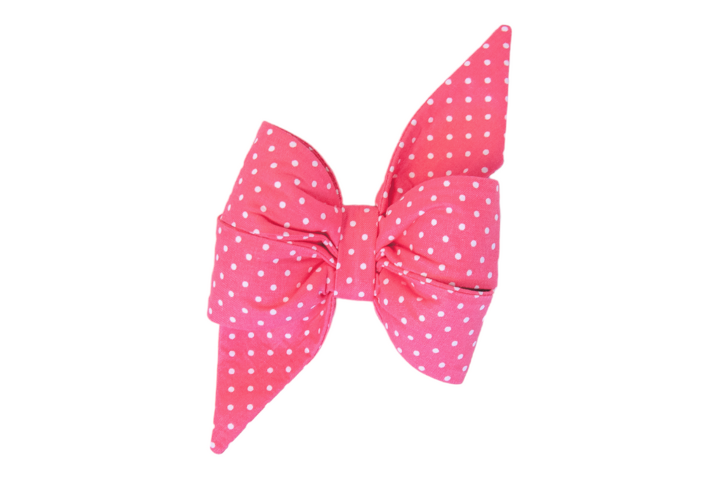 Pink Dot Belle Bow