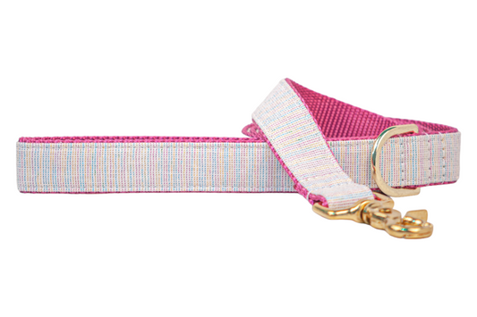 Gotcha Glitter Dog Leash on Pink - Crew LaLa