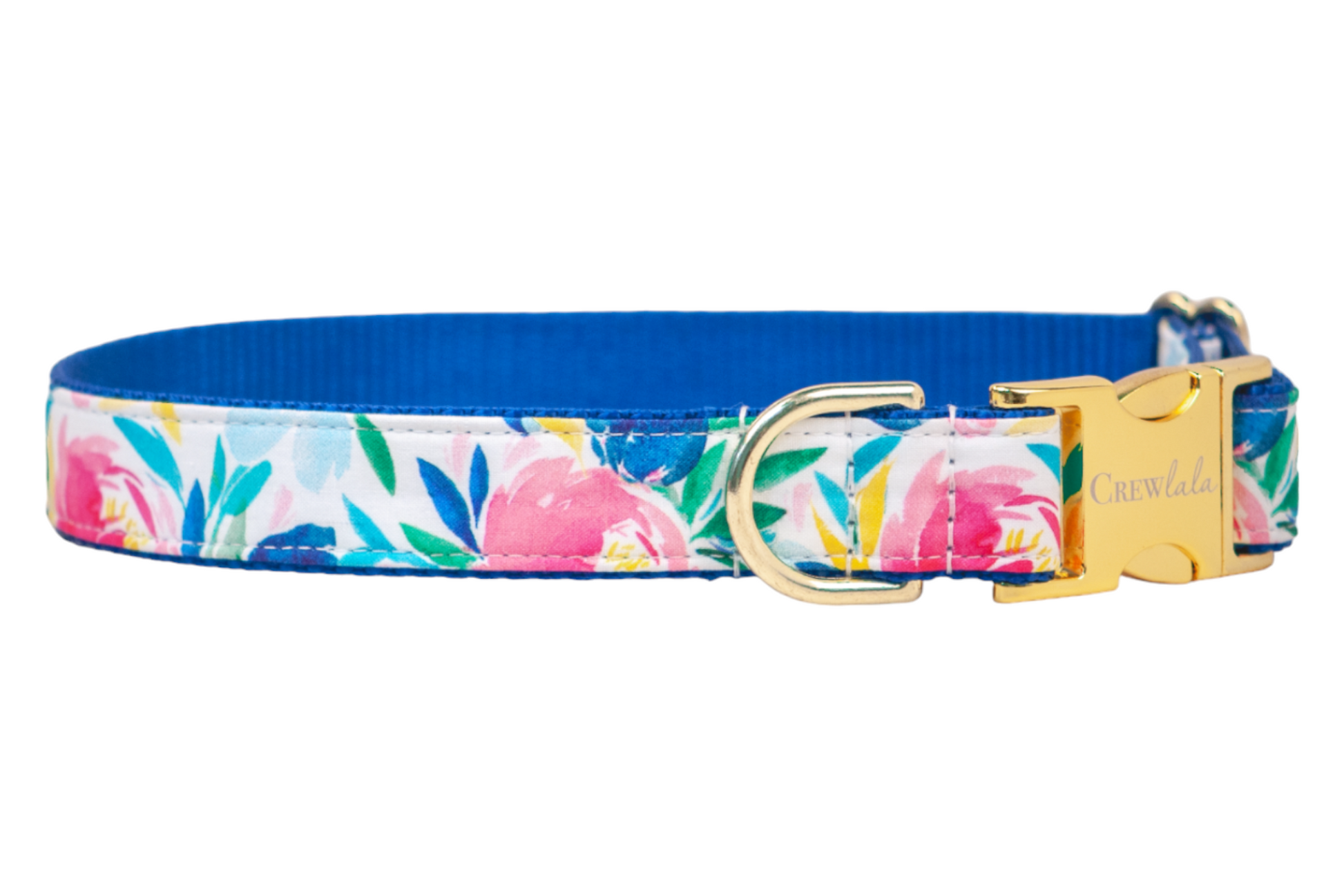 Floral Gallery Belle Bow Dog Collar - Crew LaLa