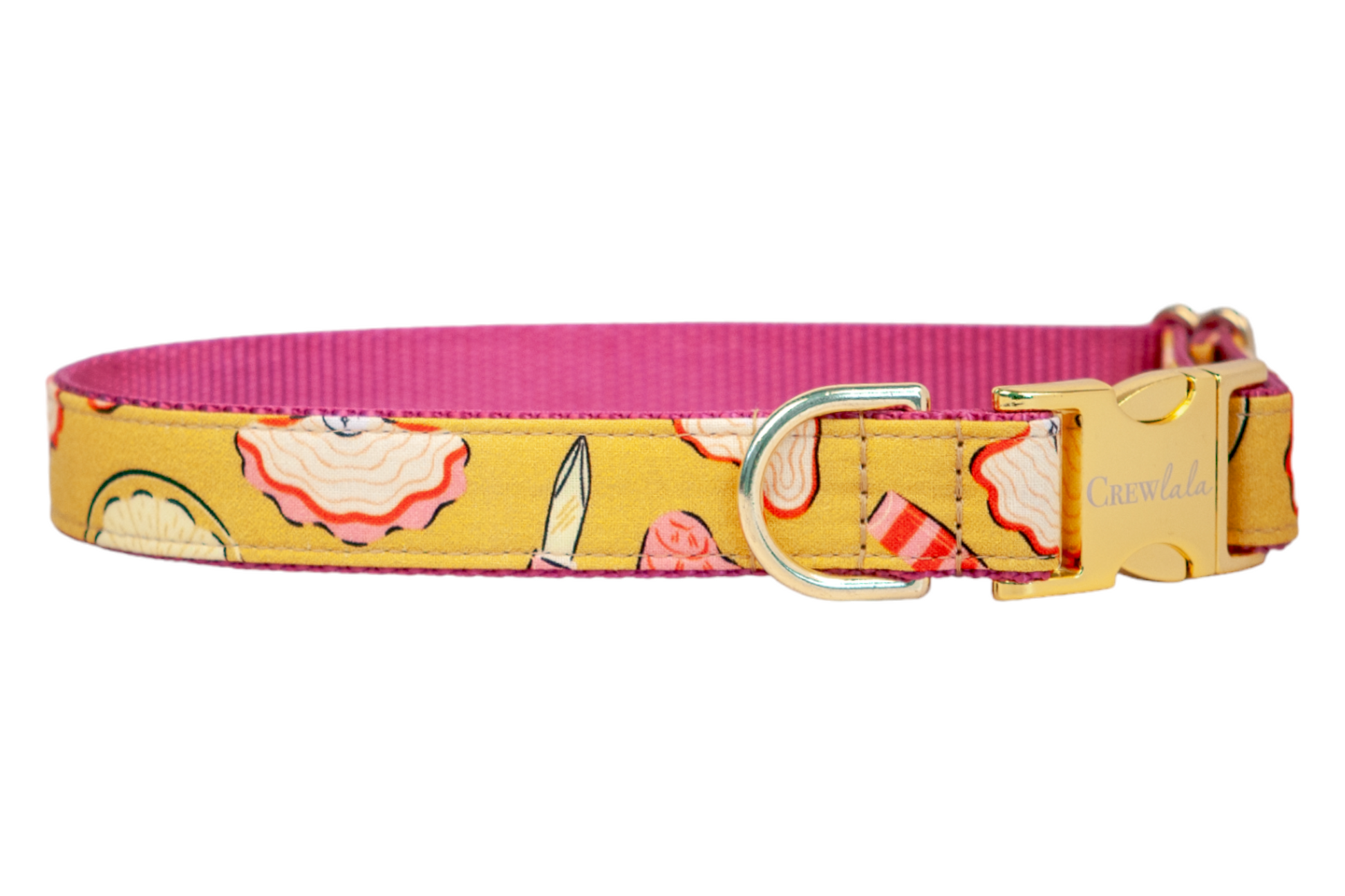 Oyster Roast Bow Tie Dog Collar - Crew LaLa