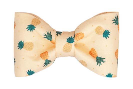 Happy Pineapples Dog Bow Tie - Crew LaLa