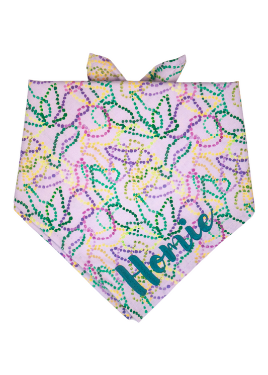 Mardi Party Dog Bandana - Crew LaLa