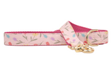 Rosy Tulips Dog Leash