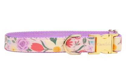 Bouquet Blooms Bow Tie Dog Collar - Crew LaLa