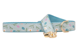 Dusty Blue Tulips Dog Leash