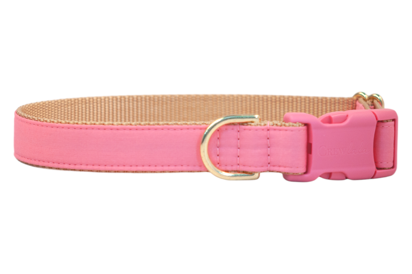 Bubblegum Pink Dog Collar - Crew LaLa