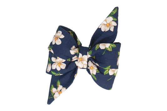 Midnight Magnolias Dog Belle Bow - Crew LaLa