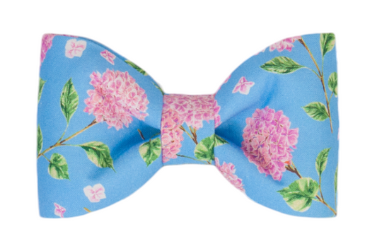 Pink Blooms Dog Bow Tie - Crew LaLa