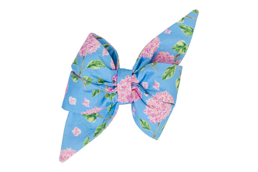 Pink Blooms Dog Belle Bow - Crew LaLa