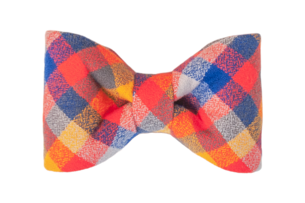 Sunset Flannel Bow Tie