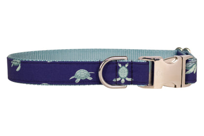 Salty Shells Belle Bow Dog Collar - Crew LaLa