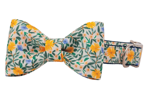 Dandy Fields Bow Tie Dog Collar