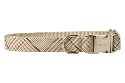 Windsor Plaid Bow Tie Dog Collar - Crew LaLa