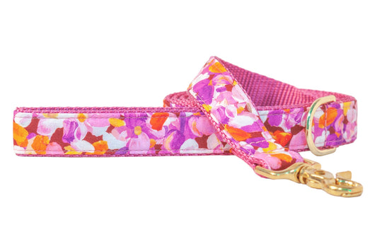Zinnia Petals Matching Leash - Crew LaLa