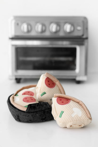 DEEP DISH PIZZA // ENRICHMENT DOG TOY // Squeaky + Snuffle - Crew LaLa