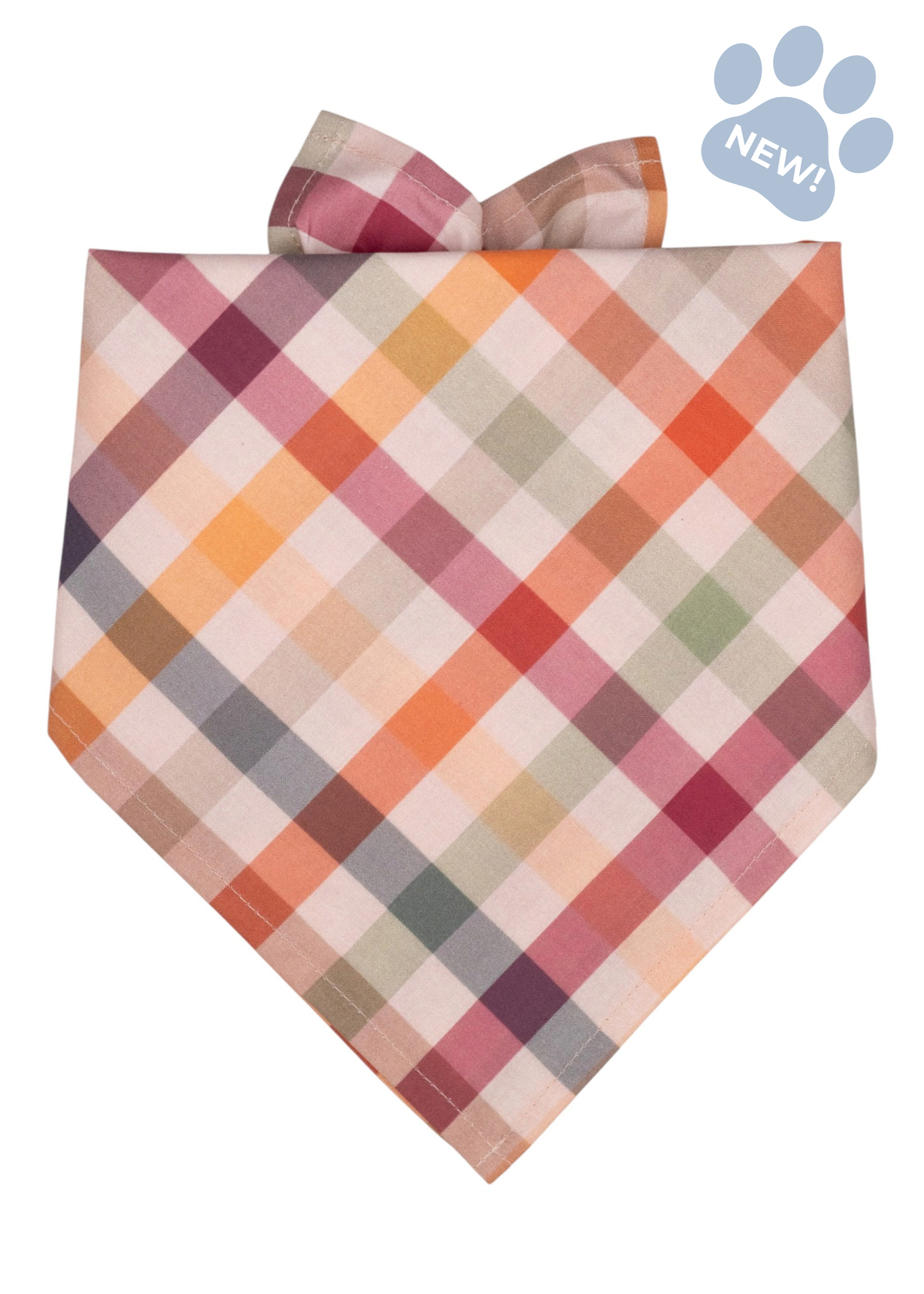 Orchard Plaid Dog Bandana