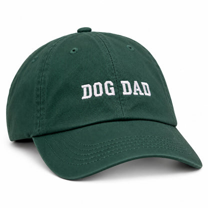 Forest Green Dog Dad Hat – front view