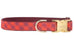 Apple Spice Plaid Bow Tie Dog Collar