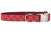 Apple Spice Plaid Bow Tie Dog Collar