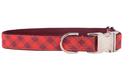 Apple Spice Plaid Dog Collar - Crew LaLa