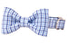 Bennett Blue Gingham Bow Tie Collar