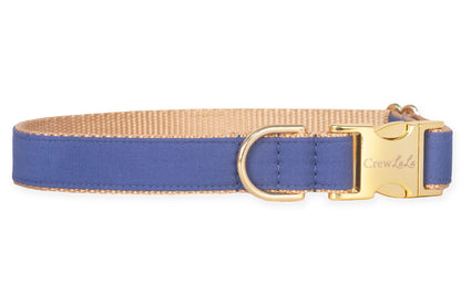 Berry Blue Bow Tie Dog Collar - Crew LaLa