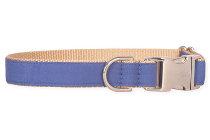 Berry Blue Bow Tie Dog Collar - Crew LaLa