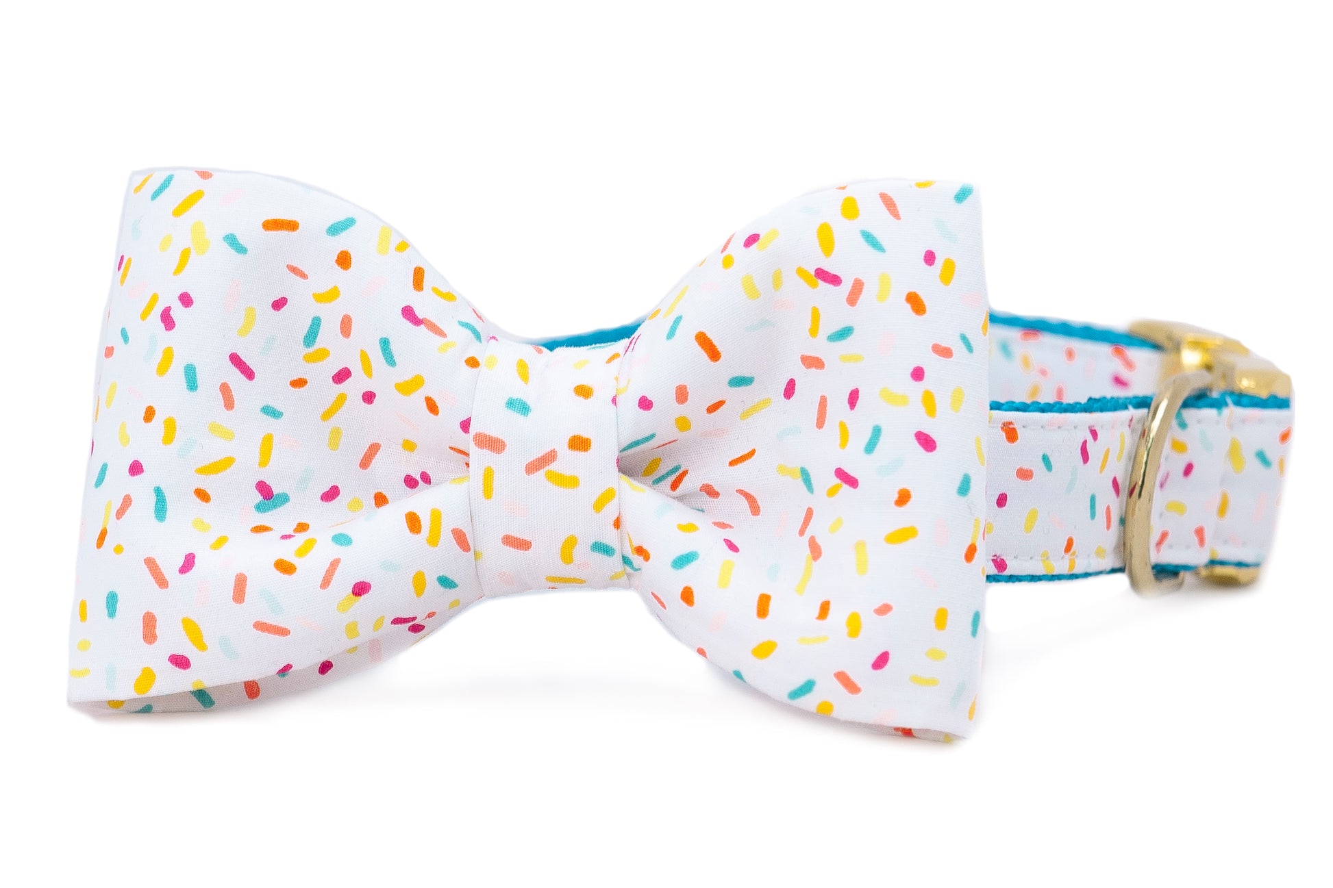 Birthday Sprinkles Bow Tie Dog Collar - Crew LaLa