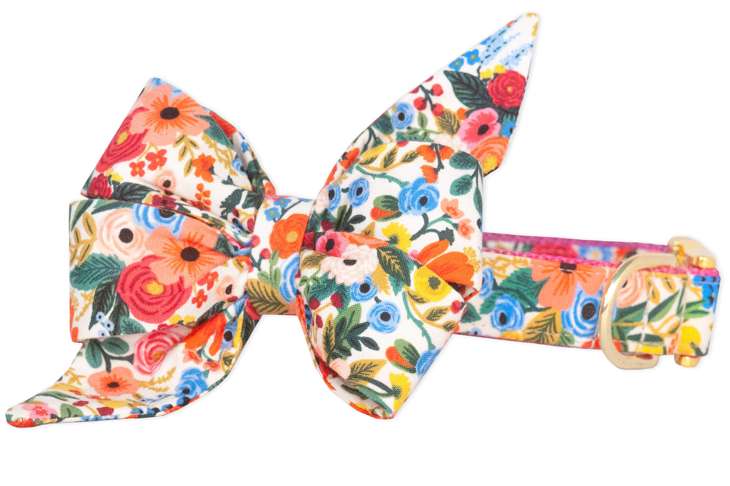 Blissful Blooms Belle Bow Dog Collar - Crew LaLa