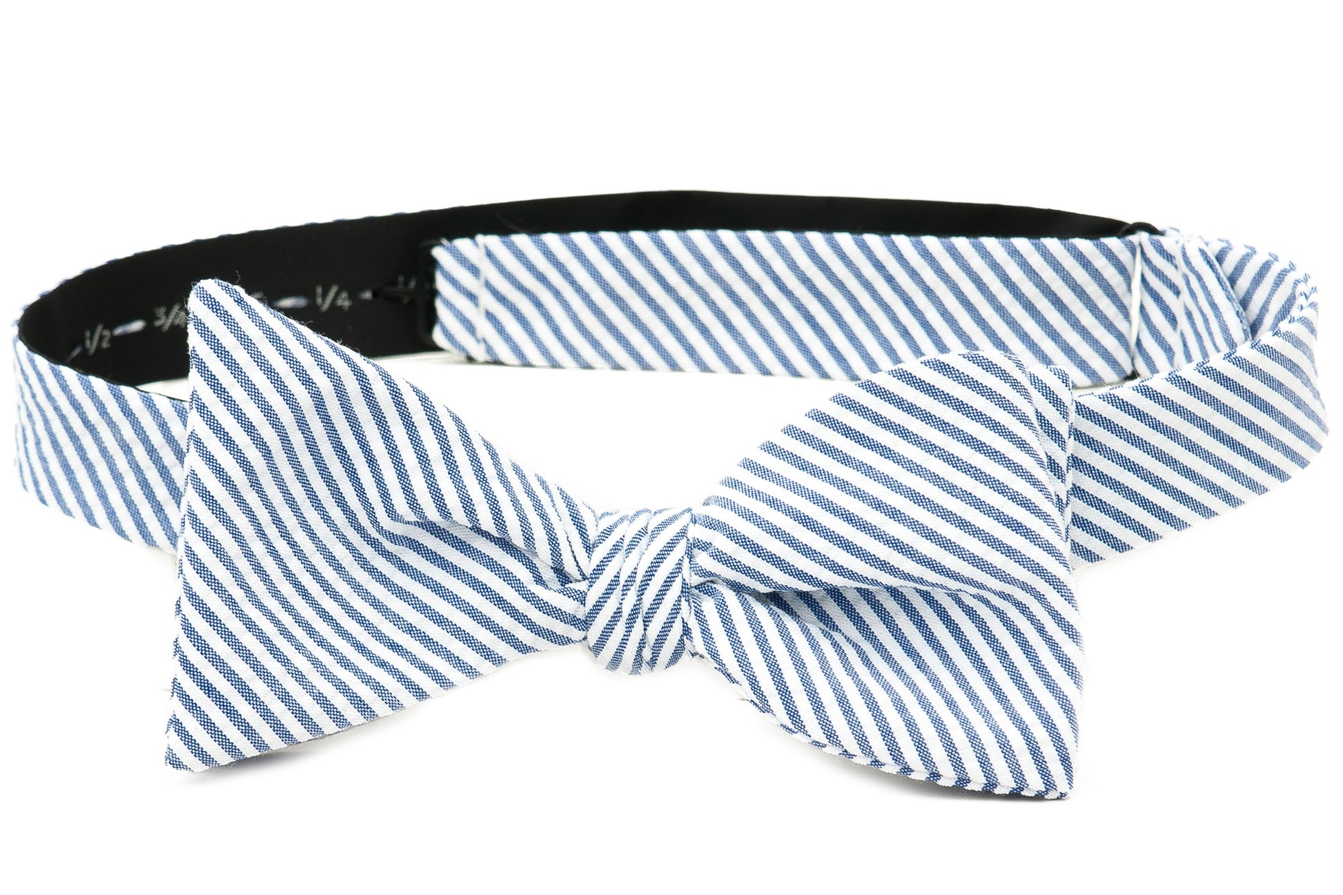 Crew LaLa Men's Blue Seersucker Matching Bow Tie