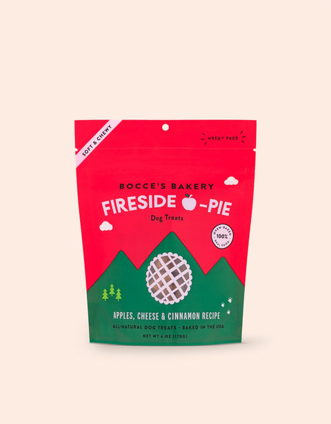 Bocce's "Fireside Apple Pie" Soft & Chewy Dog Treats